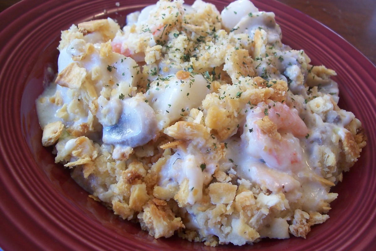 Sunlit Seafood Bake