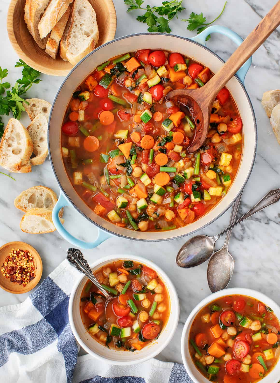 Real-Time Vegetable Soup