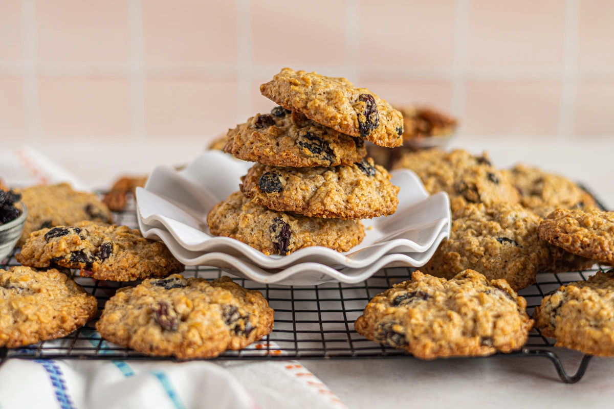 Oatmeal Raisin Thumbprint Cookies
