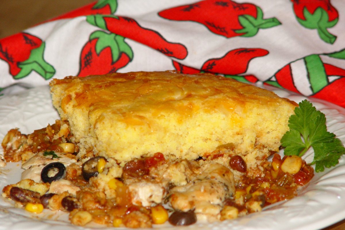 Paprika-Spiced Chicken and Corn Casserole