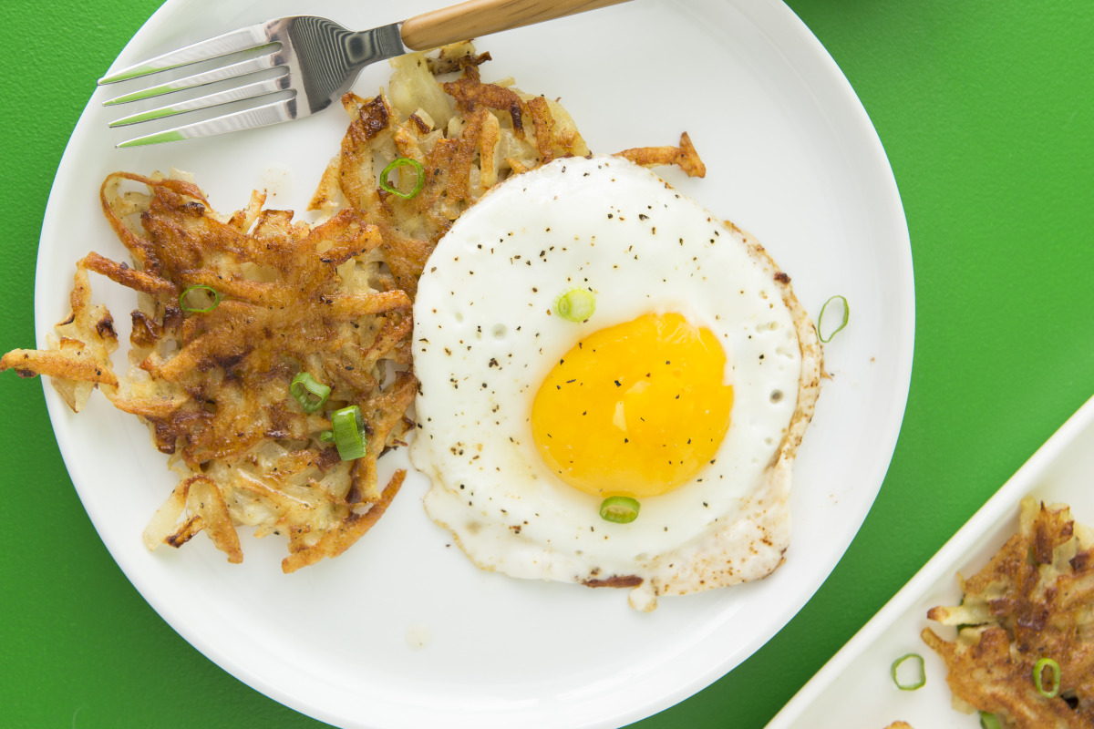 Boxty with Sour Cream and Chives