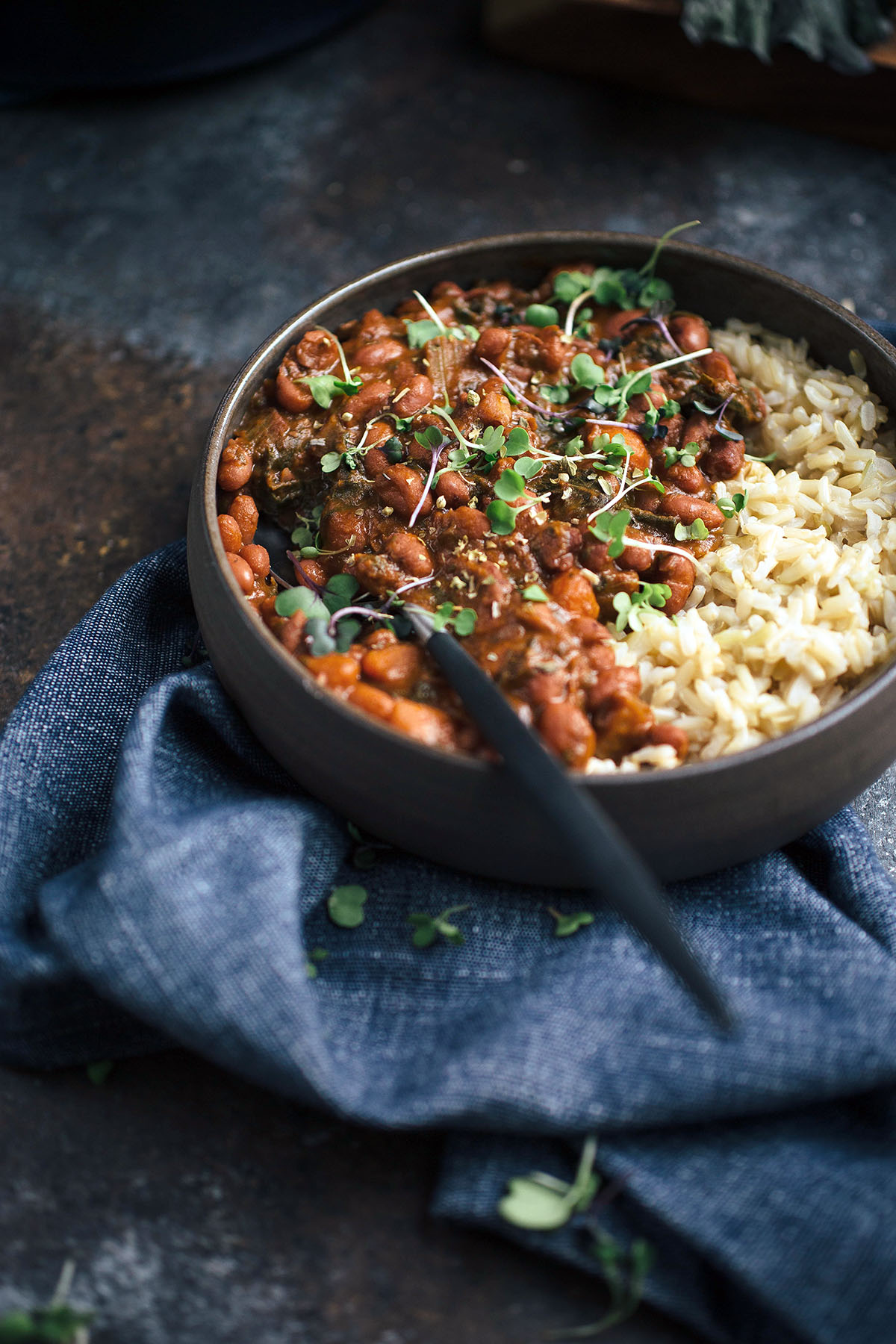 Smoky Rice and Beans with Cumin