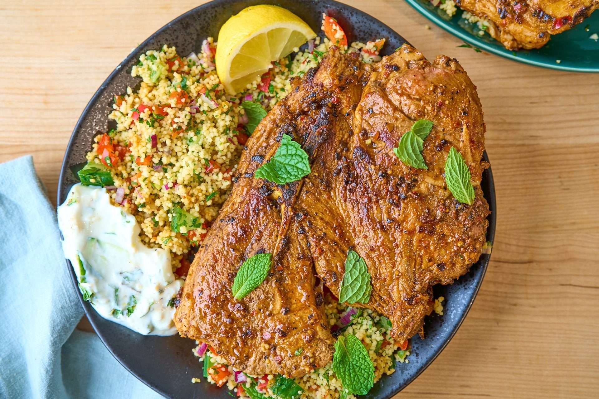 Harissa-Spiced Lamb Chops