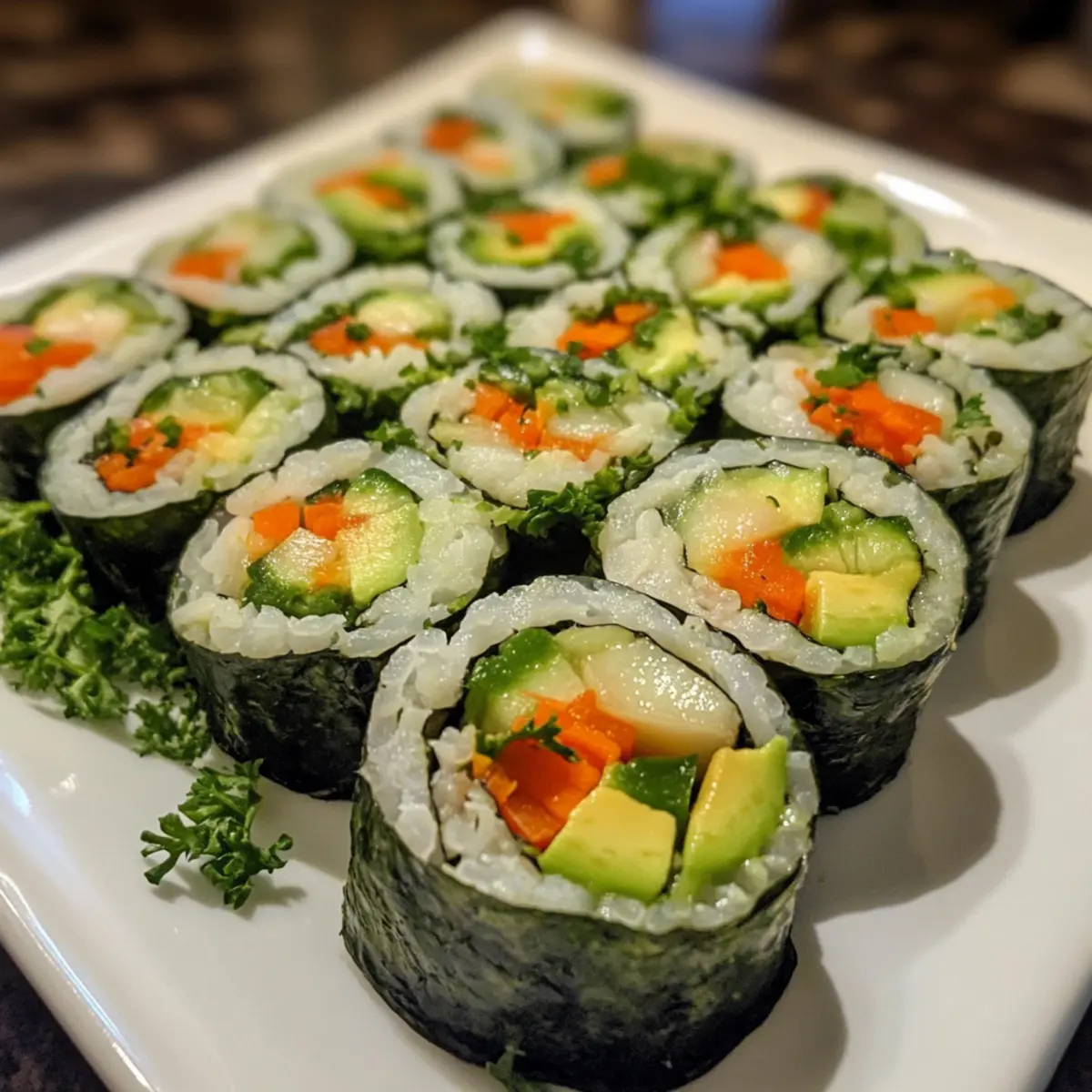 Zesty Citrus Veggie Roll