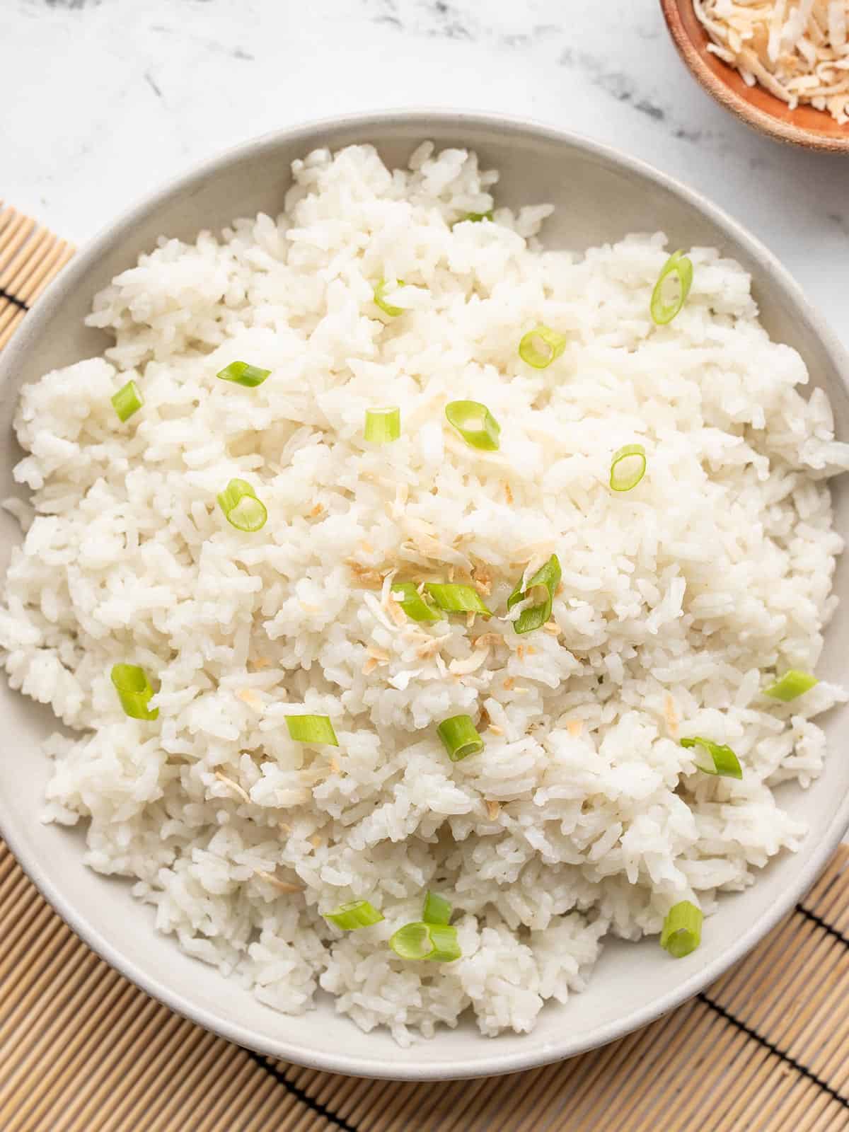 Coconut Milk-Infused Jasmine Rice with Lemongrass