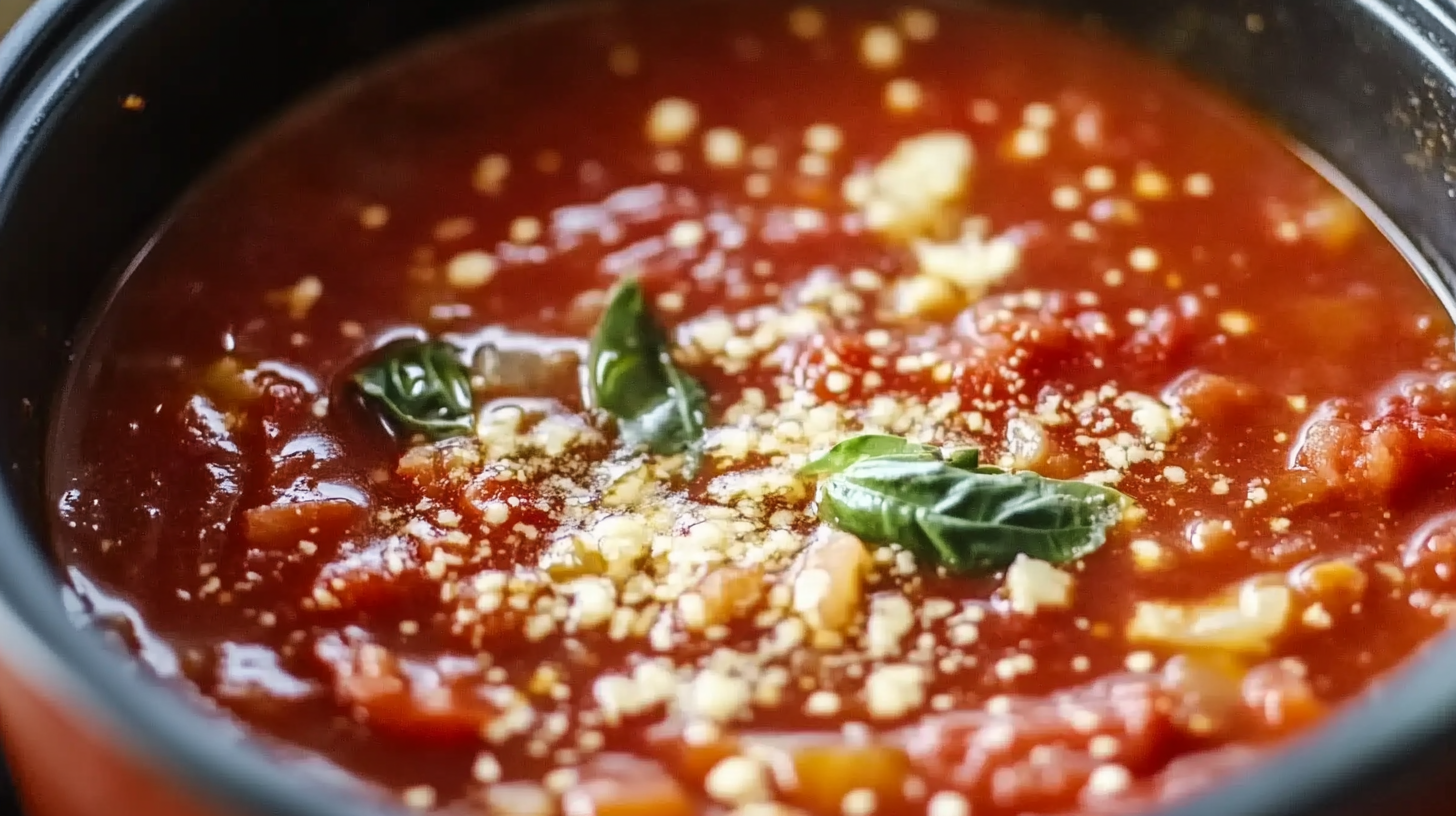 Slow-Simmered Tomato and Basil Broth