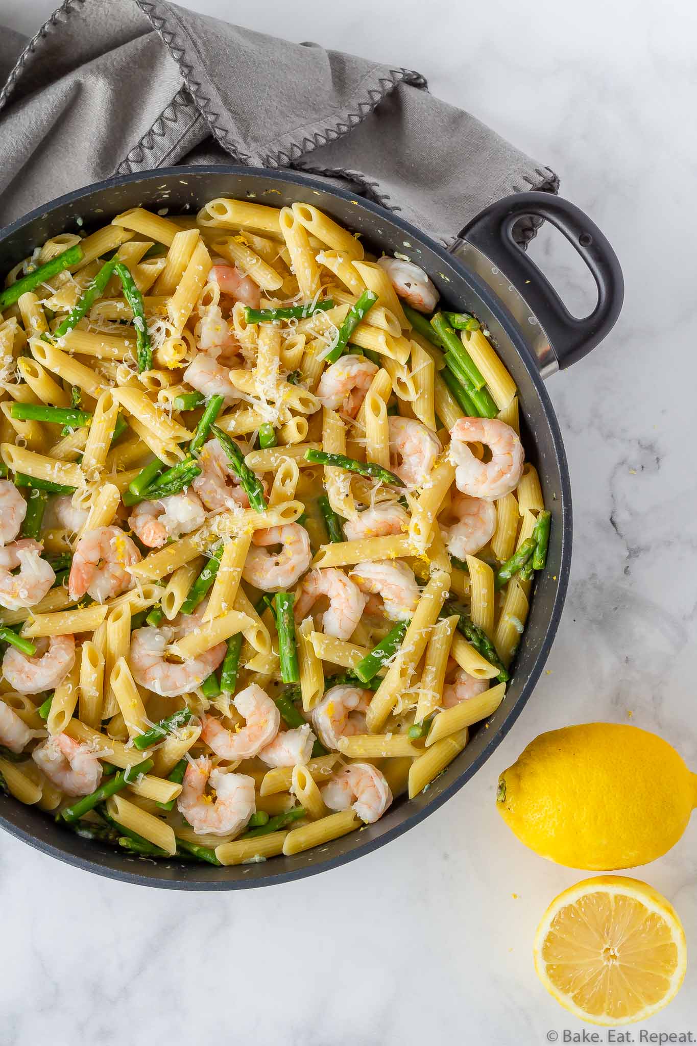 One-Pot Shrimp and Lemon Pasta