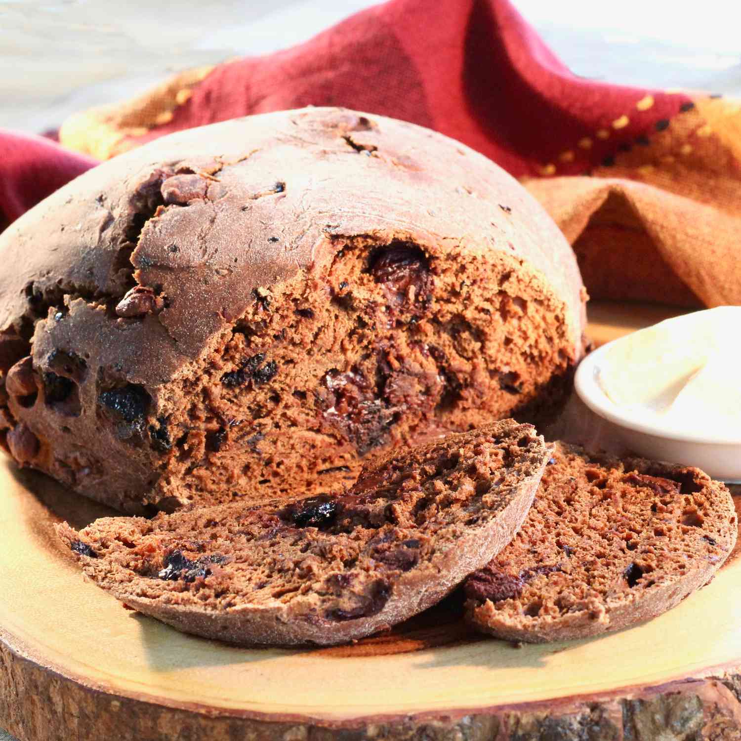 Chocolate Cherry Easter Bread