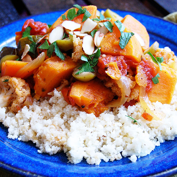 Saffron-Spiced Vegetable Stew with Yogurt