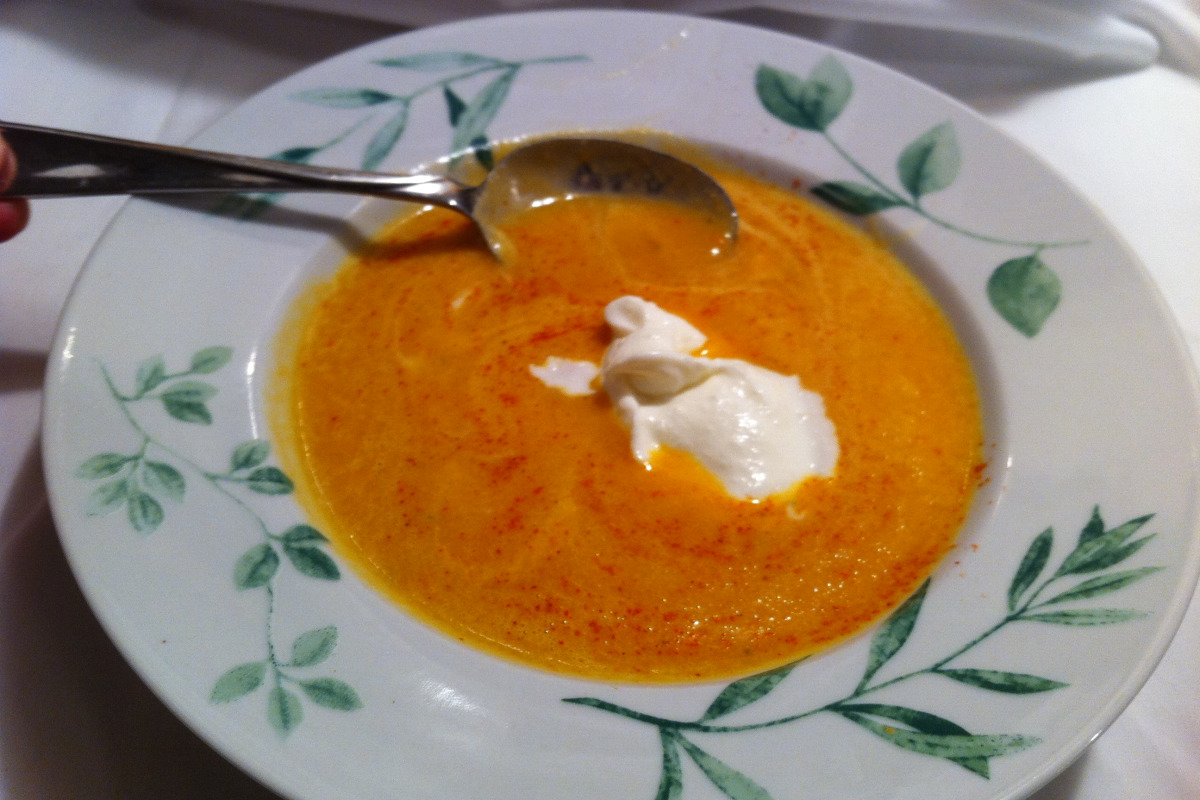 Leek and Carrot Soup with Half and Half