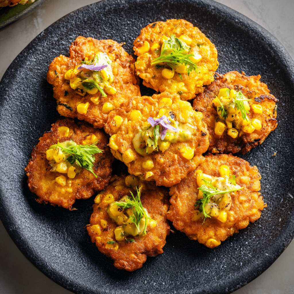 Prickly Pear and Corn Fritters