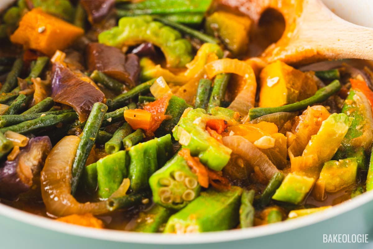 Bitter Gourd and Mixed Vegetable Stew