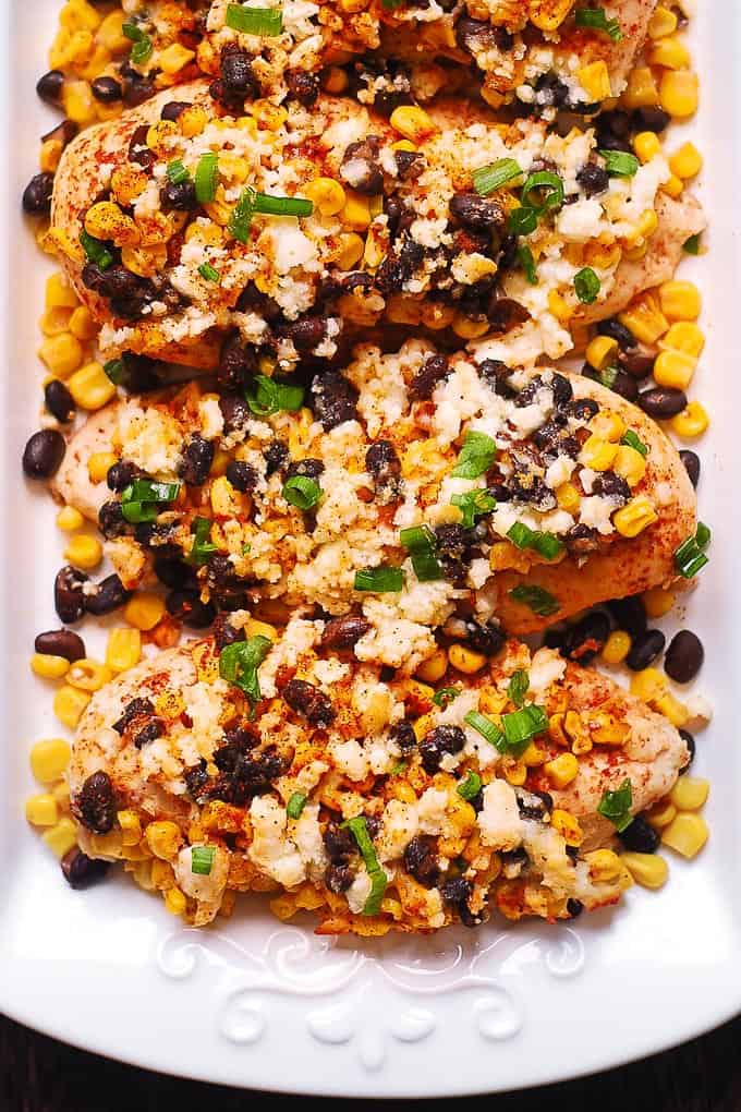 Sonoran-Style Chicken with Roasted Corn and Black Beans
