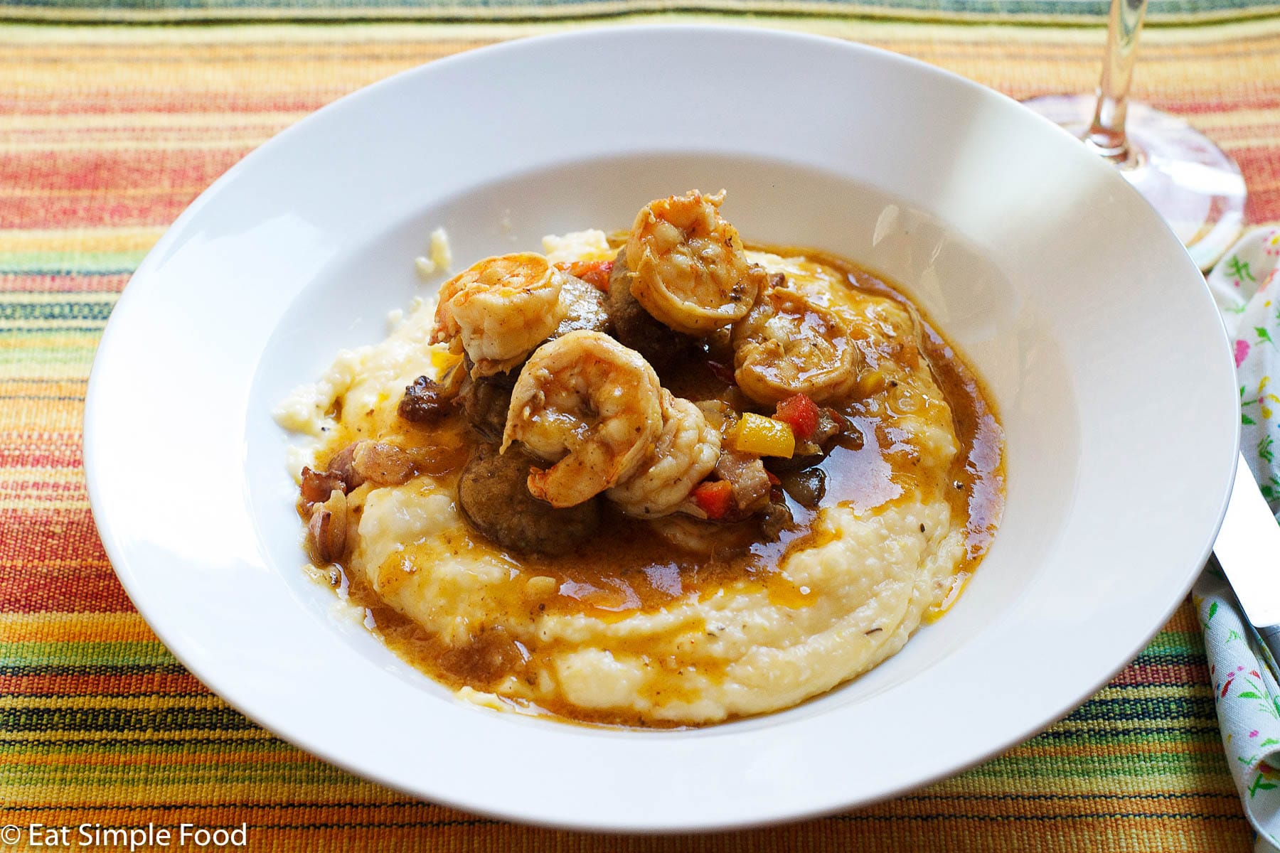 Texas-Style Slow-Cooked Shrimp and Grits
