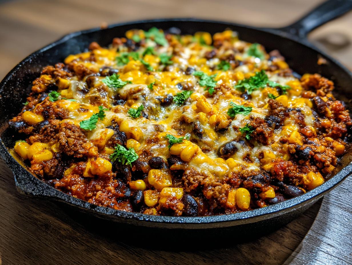 Chipotle-Charred Corn and Black Bean Casserole