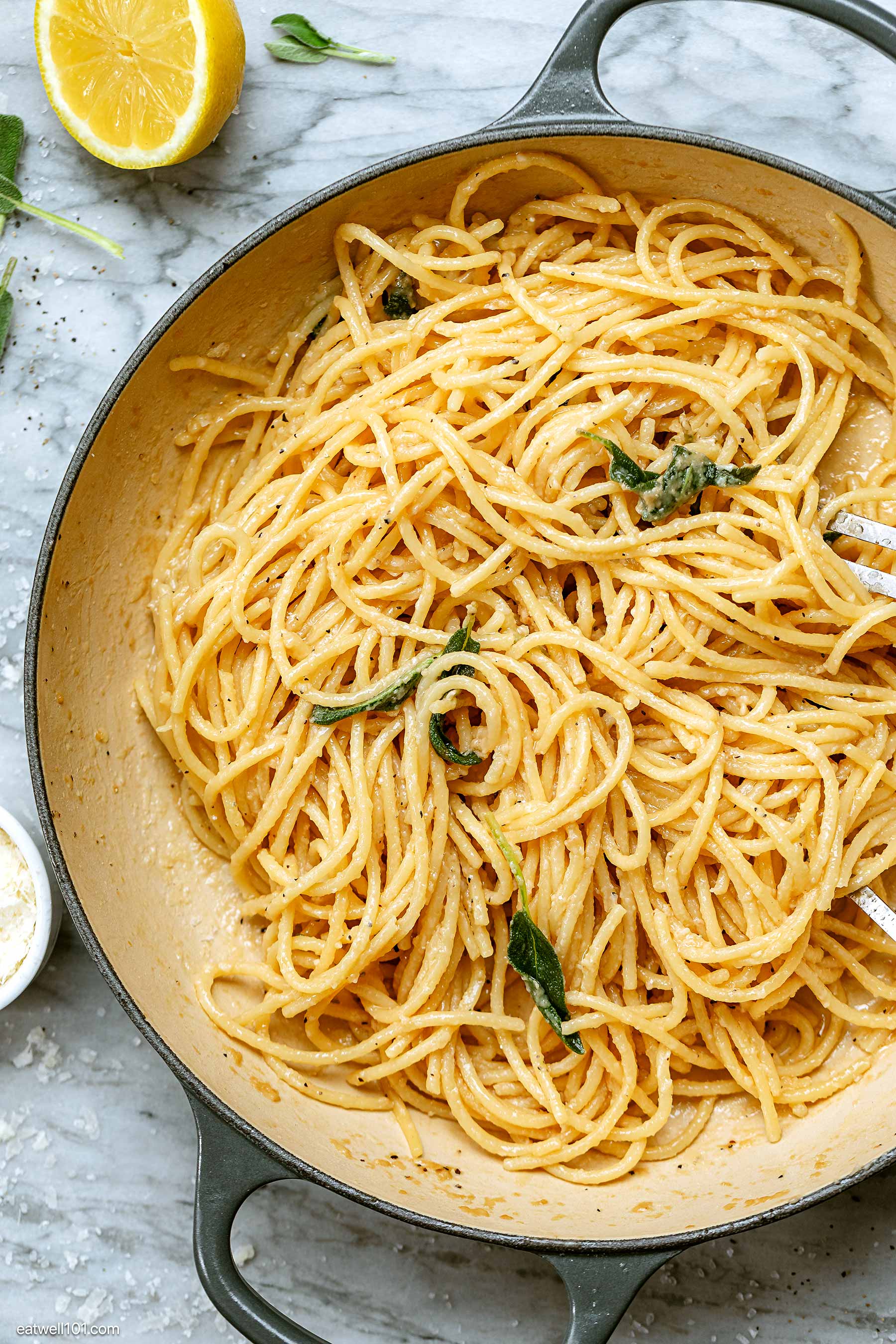 Sage and Lemon Butter Pasta