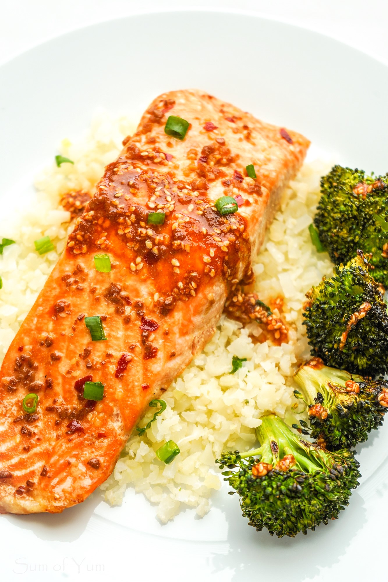 Golden Sesame-Glazed Salmon