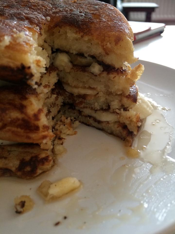 Soured Milk Pancakes with Foraged Wild Onions