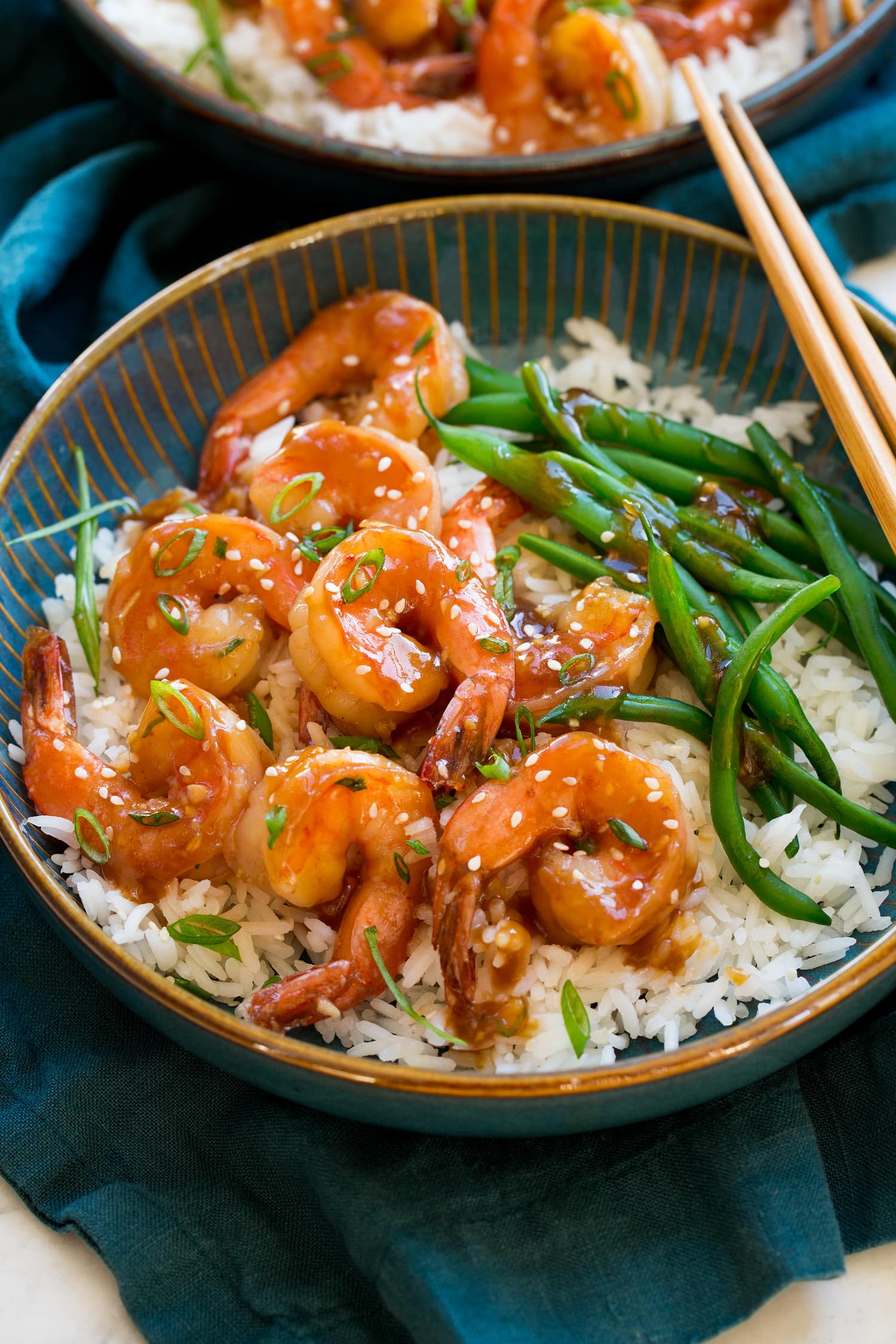 Shimmering Teriyaki Glazed Shrimp