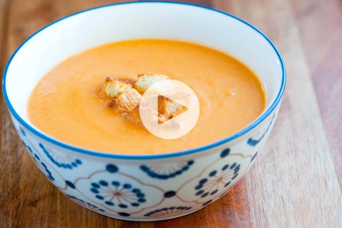 Slow-Roasted Tomato and Thyme Soup