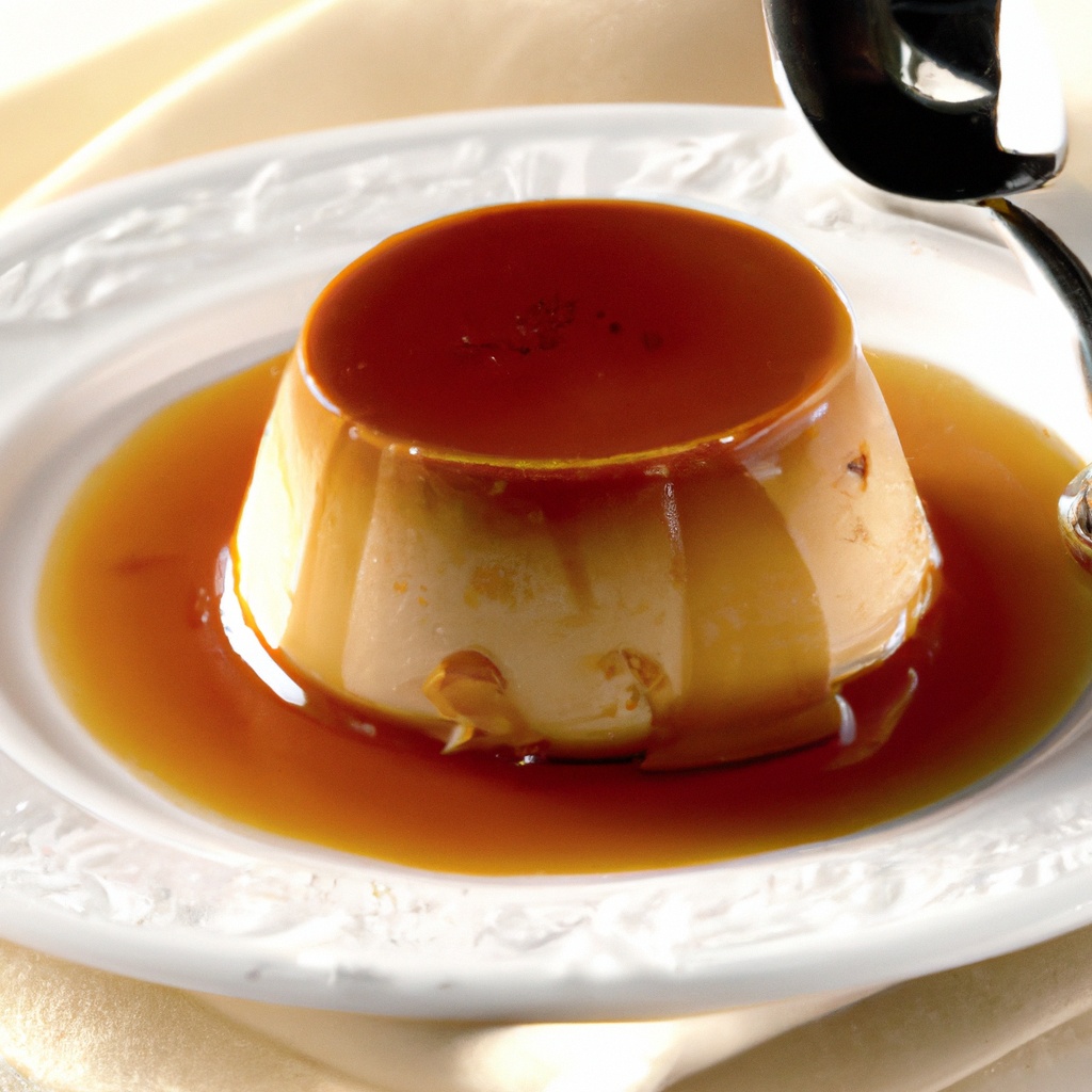 Rum-Infused Flan with Toasted Caramel