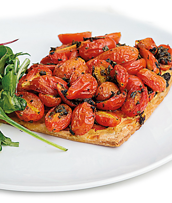 Baked Tomato and Thyme Tart