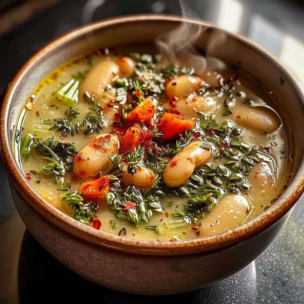 Smoky Paprika-Infused White Bean Soup