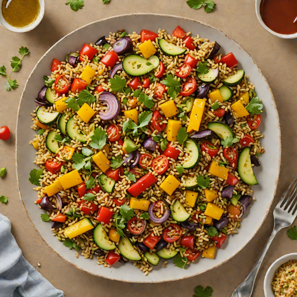 Perfectly Balanced Quinoa Salad with Grilled Veggies