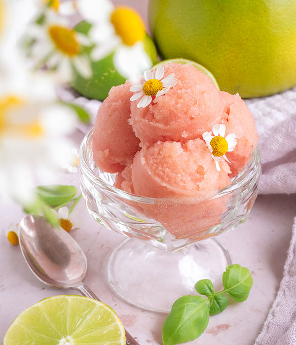 Citrus-Ginger Chilled Sorbet