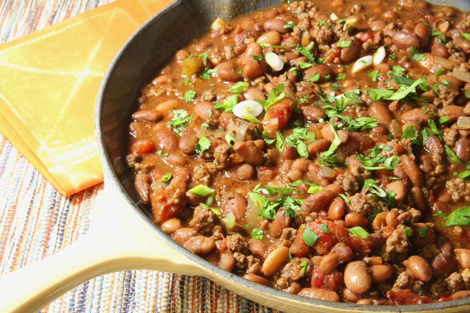 Slow-Cooked Beef and Pinto Bean Stew