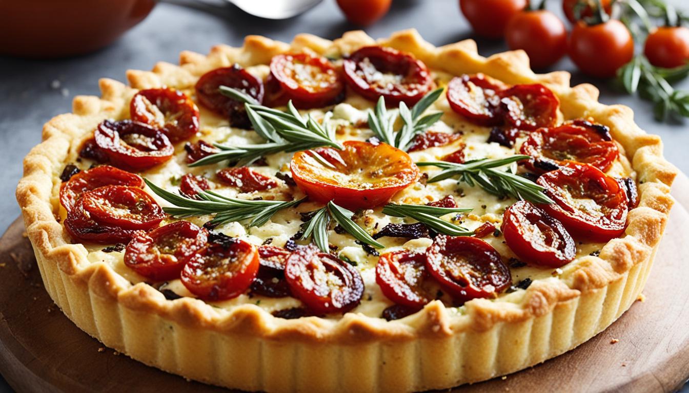 Sun-Dried Tomato and Goat Cheese Tart