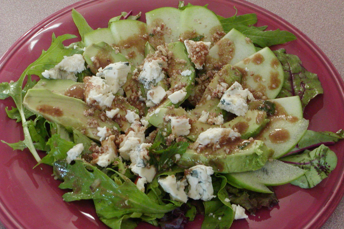 Prickly Pear and Avocado Salad with Lime Vinaigrette