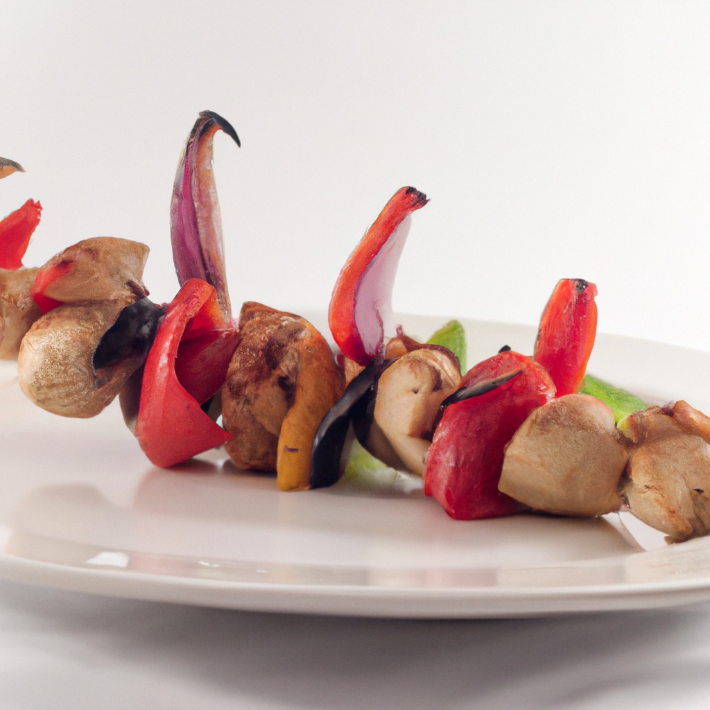 Herb-Marinated Chicken and Vegetable Skewers