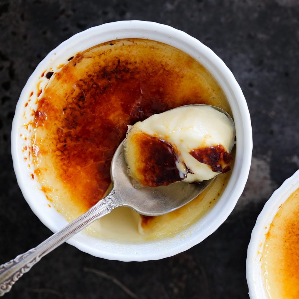 Lemon-Infused Vanilla Bean Crème Brûlée