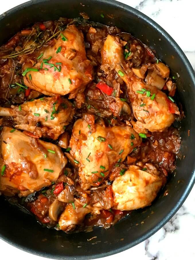 One-Pot Chicken and Mushroom Stew