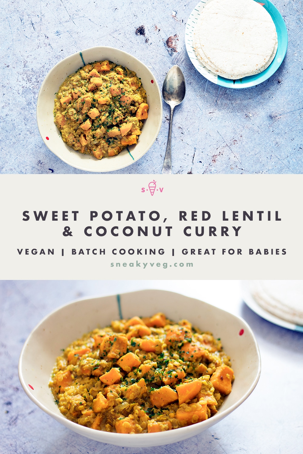 One-Pot Red Lentil and Sweet Potato Coconut Curry