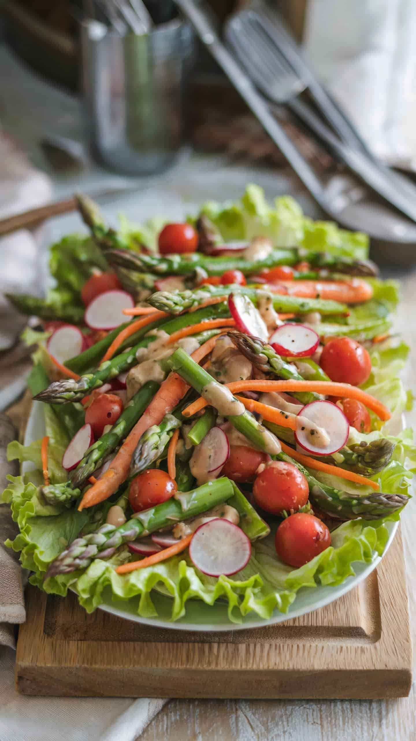 Lemon and Thyme Spring Vegetable Salad