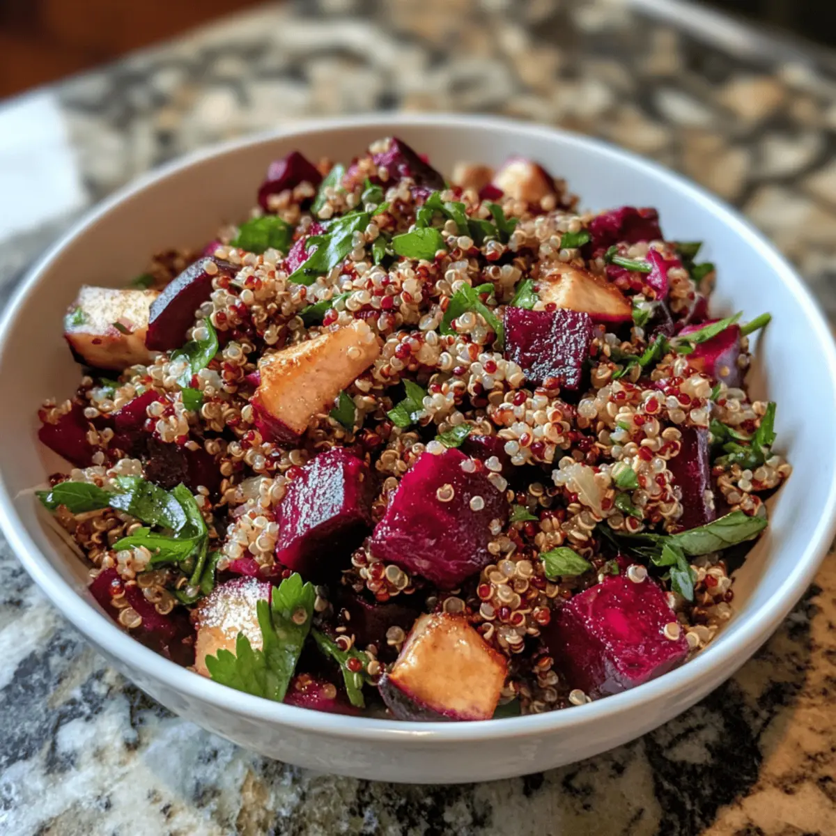 Roasted Beetroot and Quinoa Salad