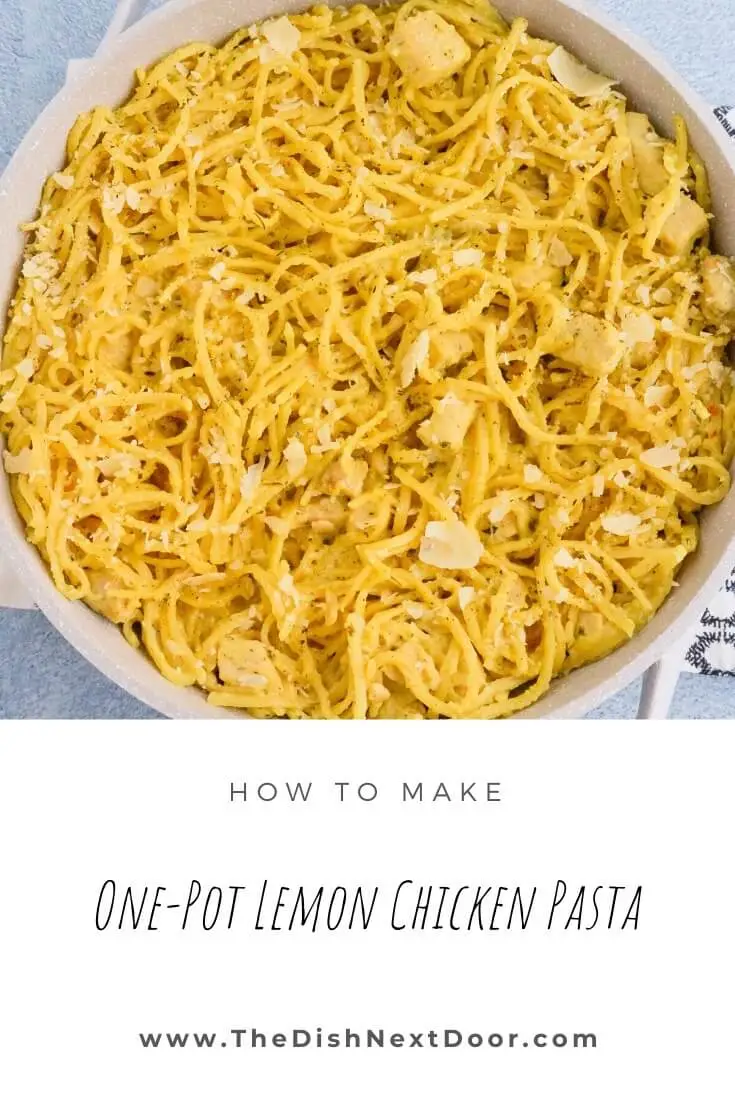 One-Pot Lemon Chicken and Pasta with Fresh Herbs