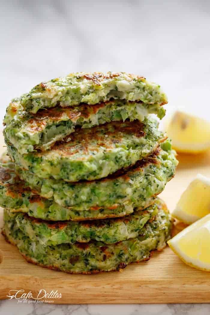 Crispy Parmesan-Broccoli Fritters
