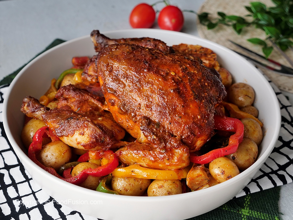 Peri-Peri Chicken with Irish Whiskey and Lemon