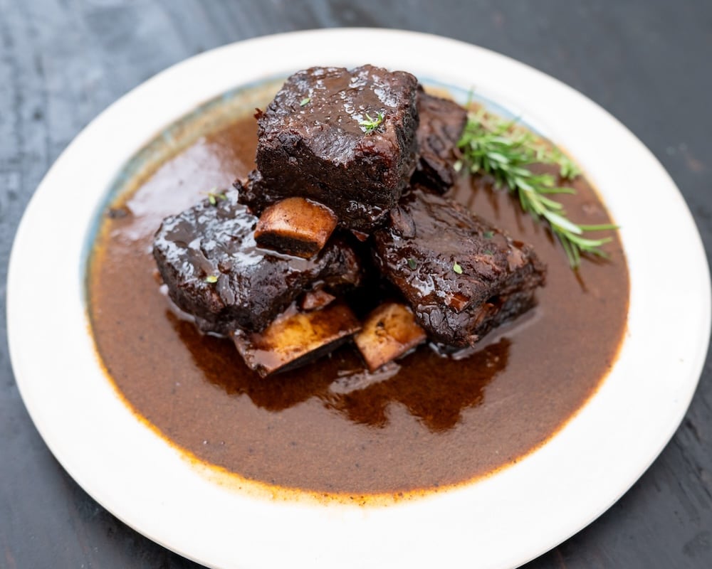 Wine-Braised Beef Short Ribs with Root Vegetables