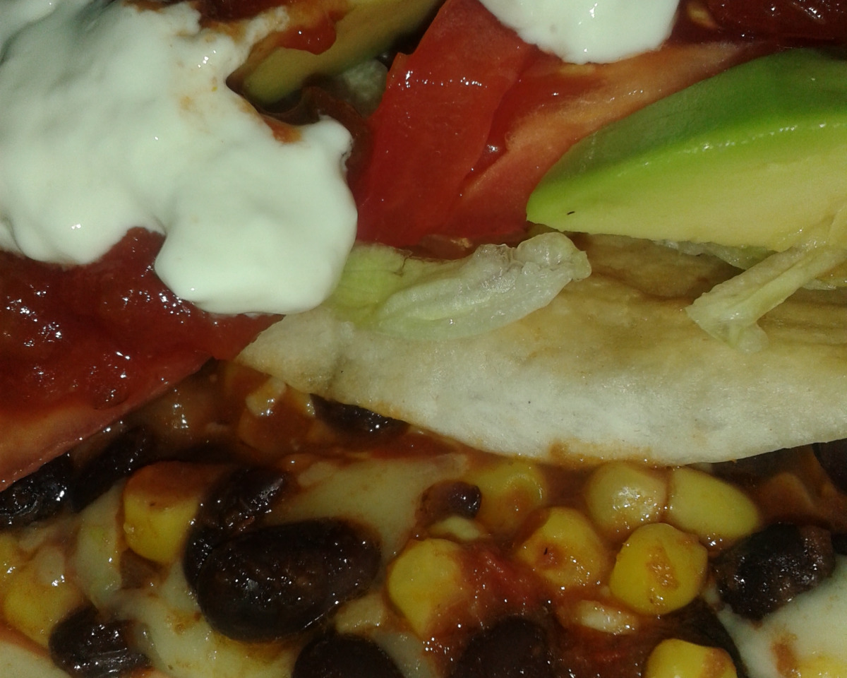 Pan-Fried Quesadillas with Roasted Corn and Black Beans