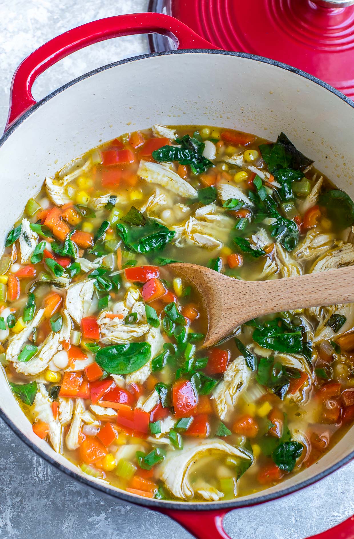 One-Pot Chicken and Herb Vegetable Soup