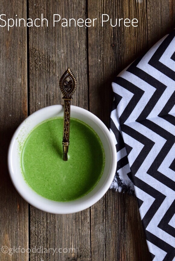 Saffron-Spiced Spinach and Paneer Puree