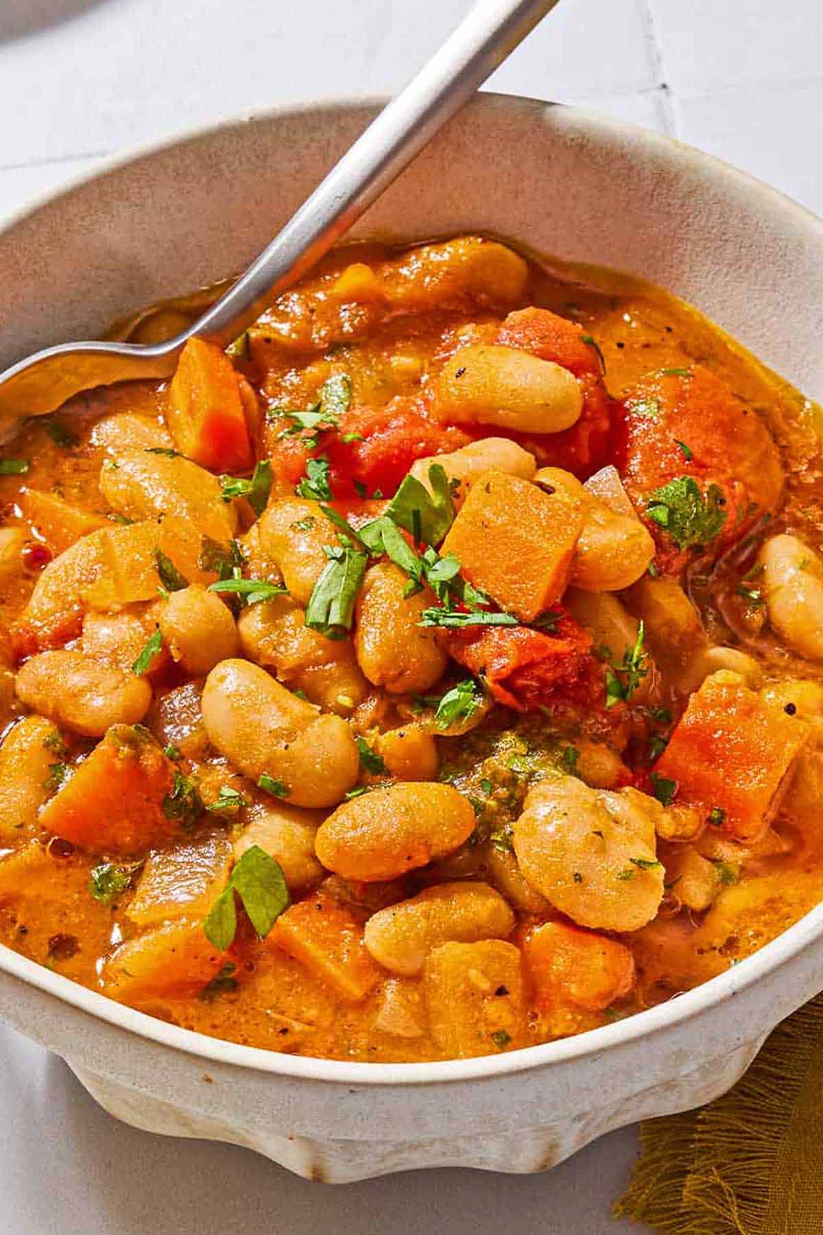 Mediterranean Sausage White Bean Stew