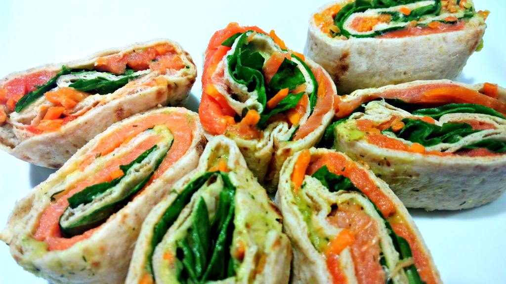 Balance-Building Salmon Avocado Wrap
