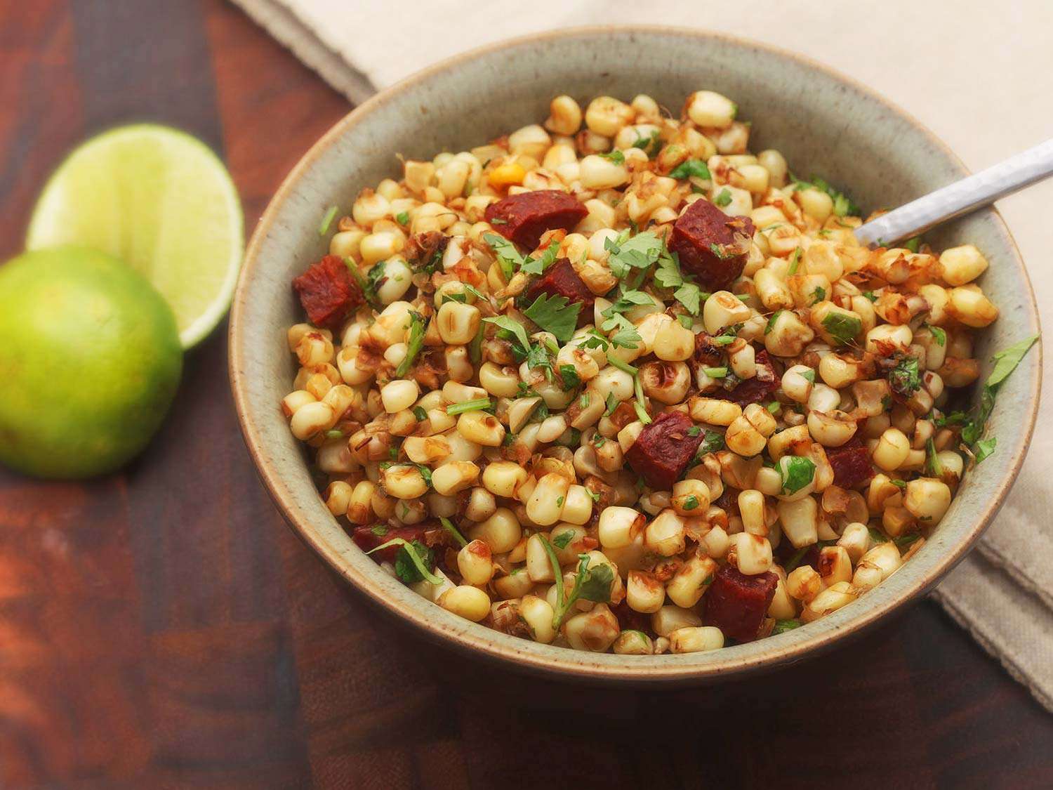 Oaxacan Corn and Chorizo Gratin