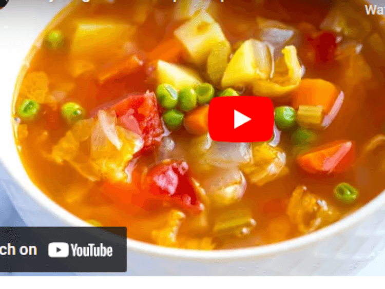 Three-Grain Vegetable Soup