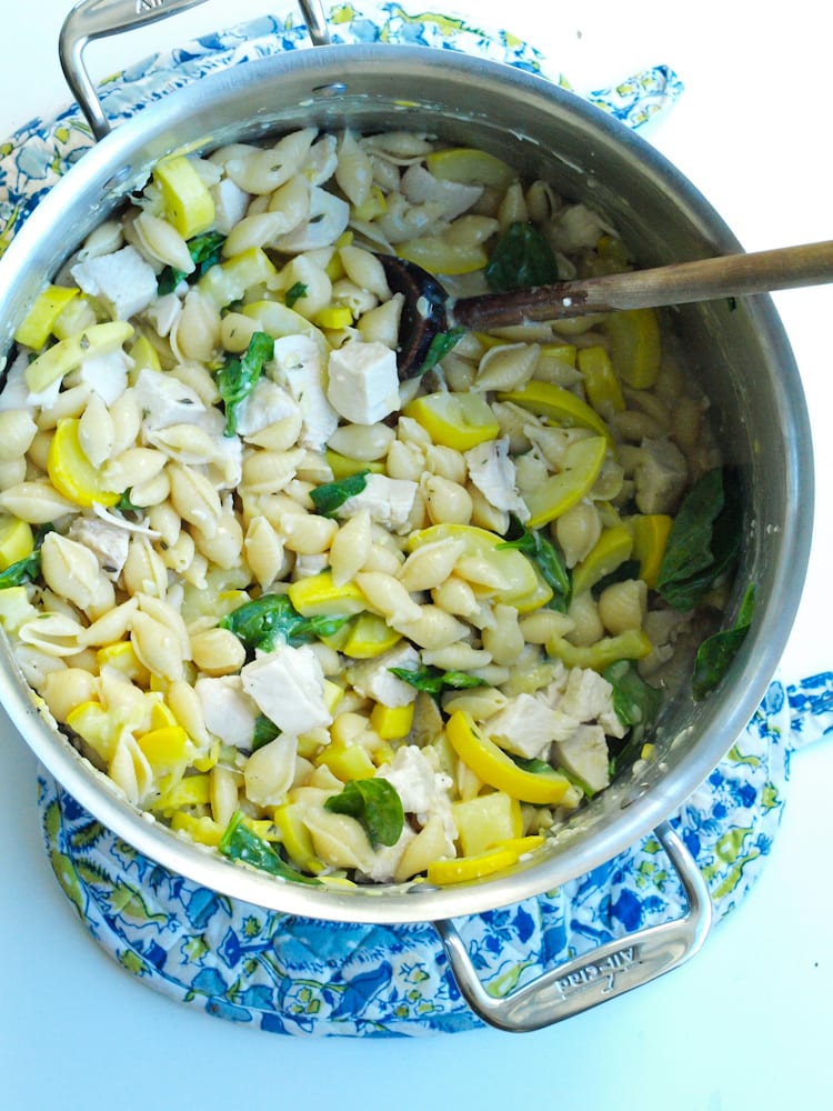 One-Pot Lemon-Parmesan Pasta with White Beans